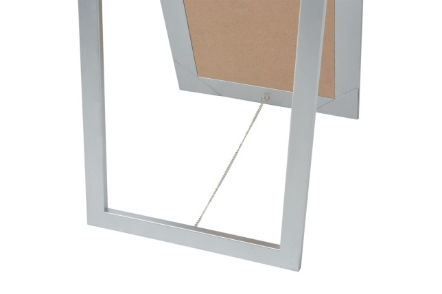 Miroir sur pied Style baroque 160x40 cm Argenté