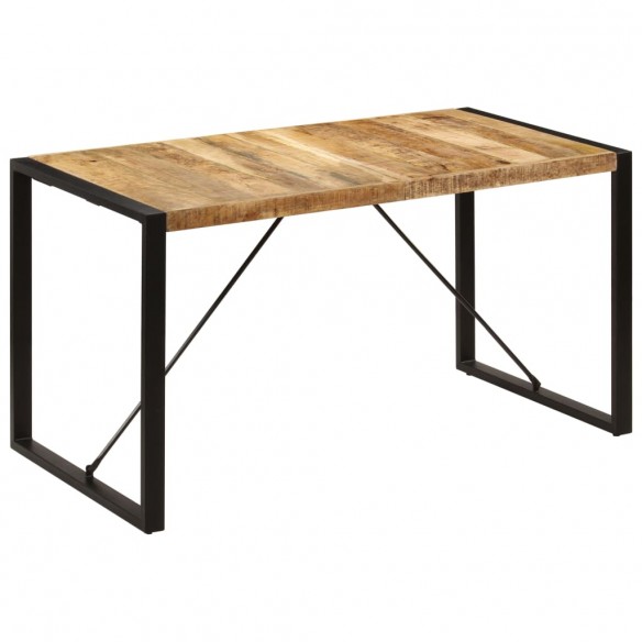 Table de salle à manger de style Insdustriel en Bois de manguier massif 140x70x75 cm