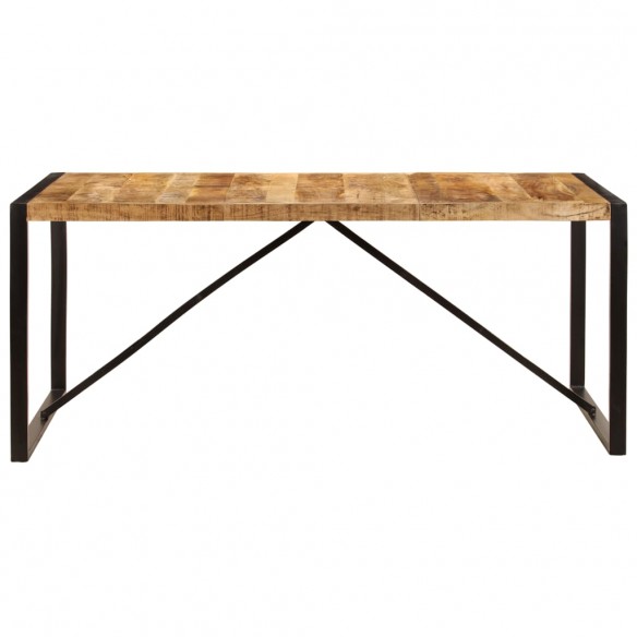 Table de salle à manger de style industriel en Bois de manguier massif 180 cm