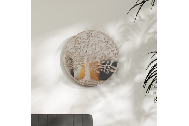 Miroir Sable 60x2,5 cm Fer pour utilisation à l'intérieur