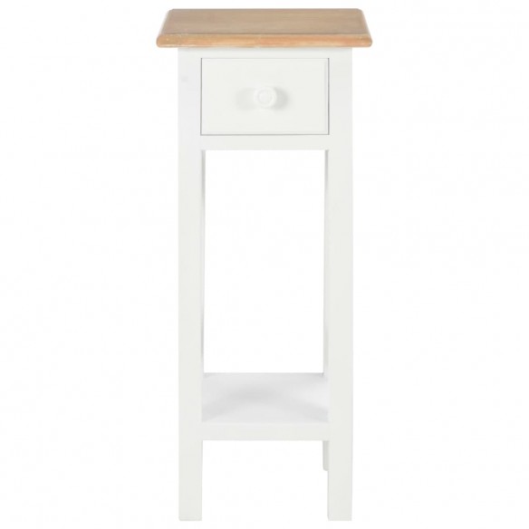 Table d'appoint Blanc 27 x 27 x 65,5 cm Bois
