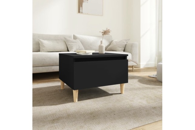 Table d'appoint Noir 50x46x35 cm 