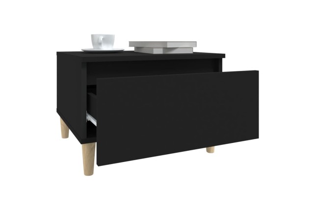 Table d'appoint Noir 50x46x35 cm 