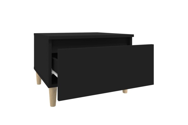 Table d'appoint Noir 50x46x35 cm 