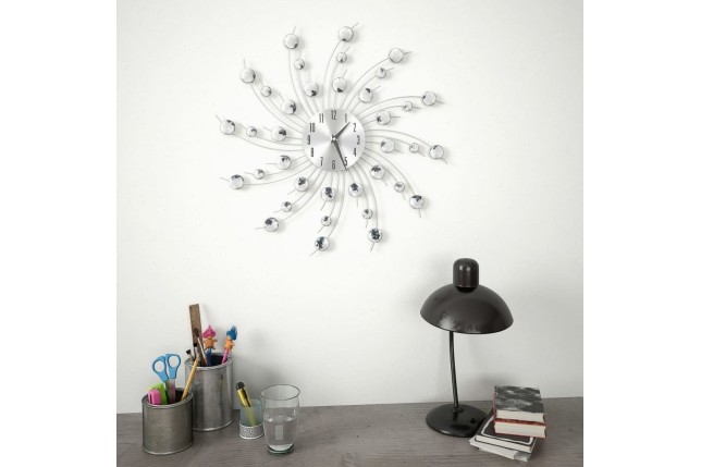 Horloge murale avec mouvement à quartz Design moderne 50 cm