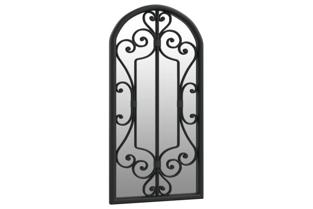 Miroir Noir 70x30 cm Fer pour utilisation à l'intérieur
