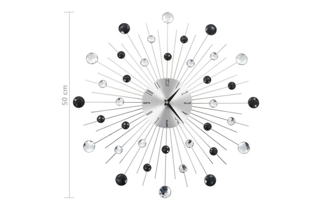 Horloge murale avec mouvement à quartz Design moderne 50 cm
