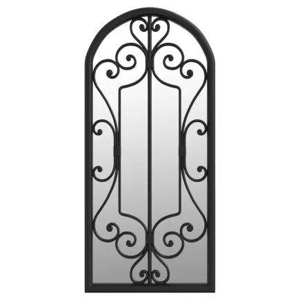 Miroir Noir 100x45 cm Fer pour utilisation à l'intérieur 2