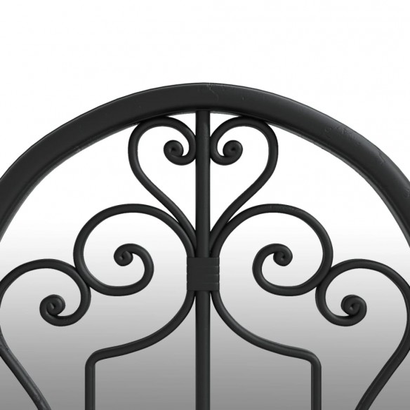 Miroir Noir 100x45 cm Fer pour utilisation à l'intérieur