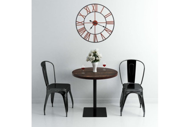 Horloge murale Métal 58 cm Rouge
