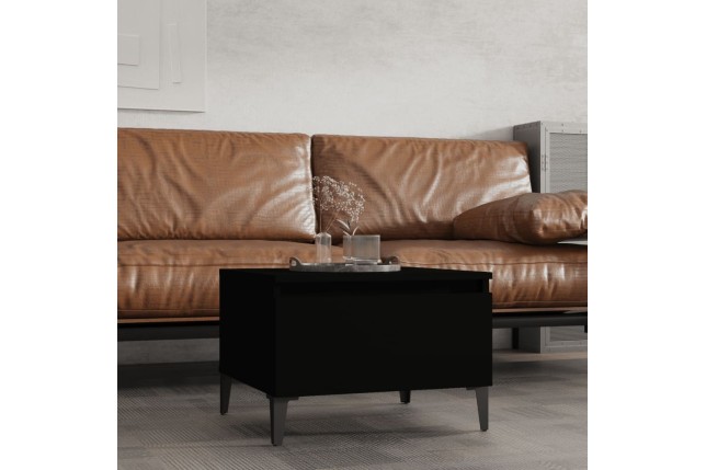 Table d'appoint Noir 50x46x35 cm 
