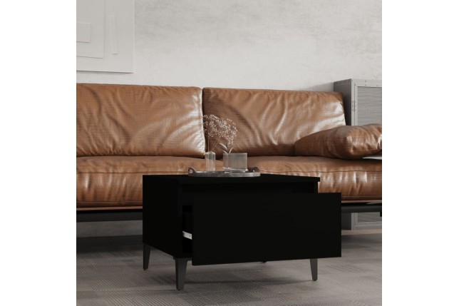 Table d'appoint Noir 50x46x35 cm 