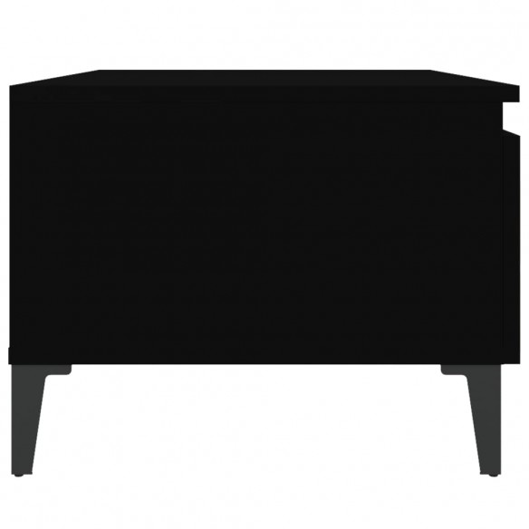 Table d'appoint Noir 50x46x35 cm 