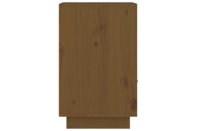 Table de chevet Marron miel 40x34x55 cm Bois de pin massif