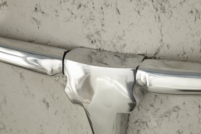 Trophée design Tête de taureau teinté argent