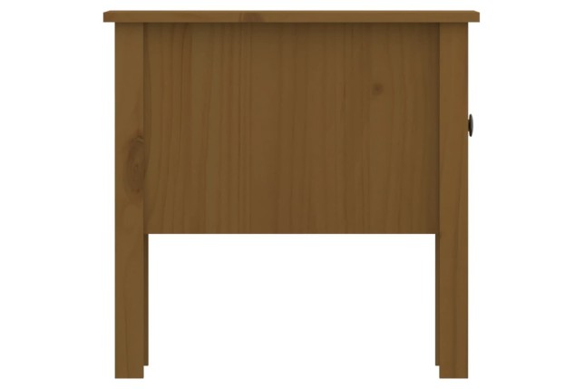 Table d'appoint Marron miel 50x50x49 cm Bois massif de pin
