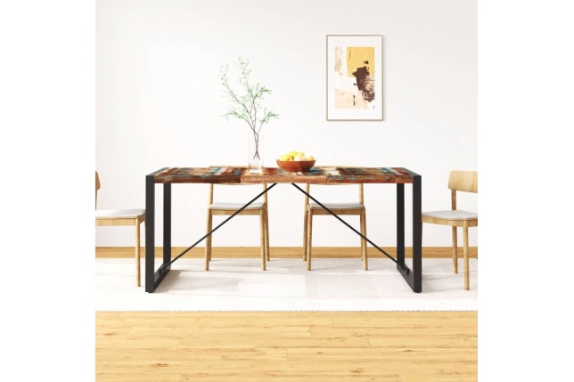 Table de salle à manger Bois de récupération massif 180 cm