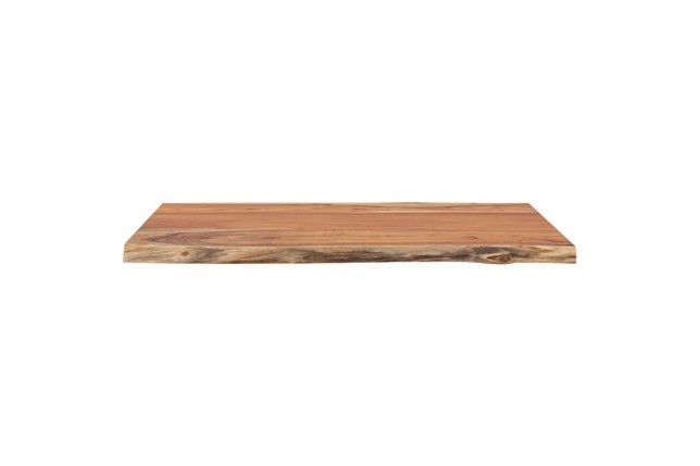 Table d'appoint 50x40x2,5cm bois massif acacia bordure assortie