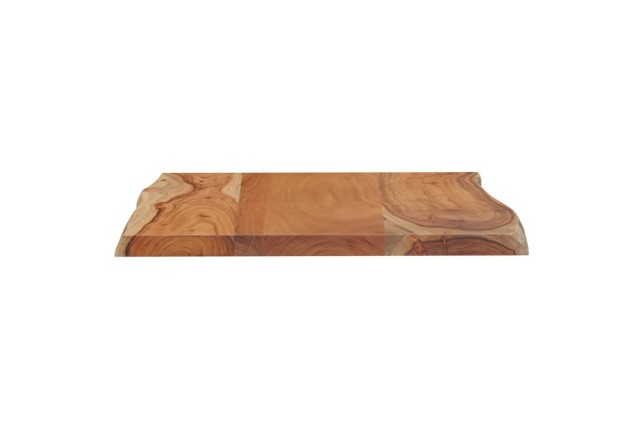Table d'appoint 50x40x2,5cm bois massif acacia bordure assortie