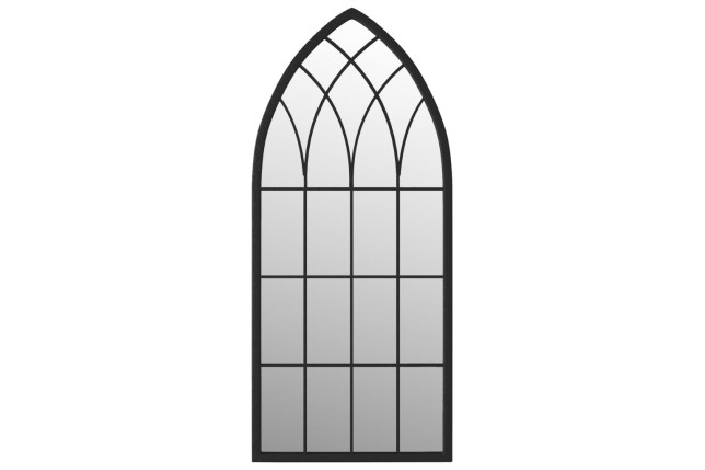 Miroir Noir 100x45 cm Fer pour utilisation à l'intérieur