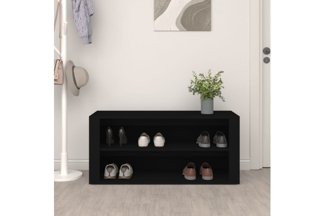 Étagère à chaussures Noir 100x35x45 cm 