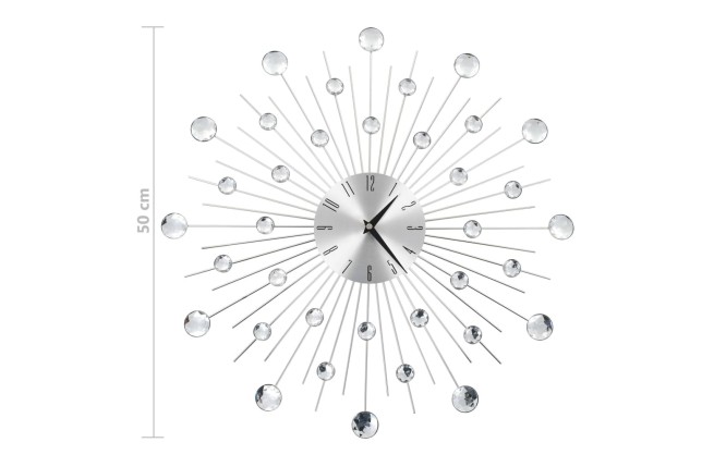 Horloge murale avec mouvement à quartz Design moderne 50 cm