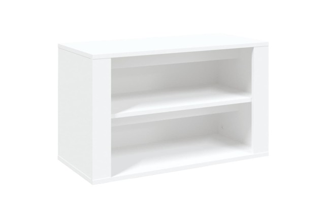 Étagère à chaussures Blanc 75x35x45 cm 
