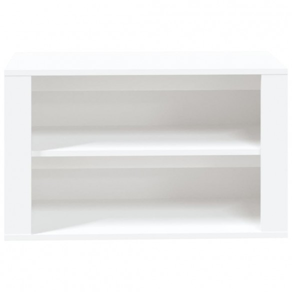 Étagère à chaussures Blanc 75x35x45 cm 