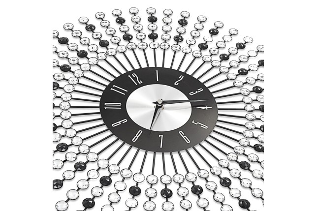 Horloge murale Métal 43 cm Noir