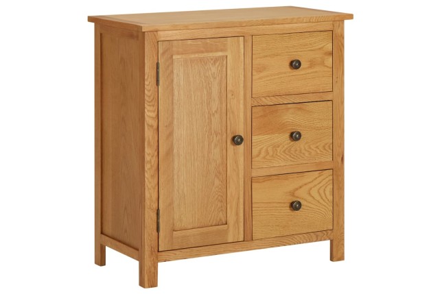 Armoire 70x35x75 cm Bois de chêne massif