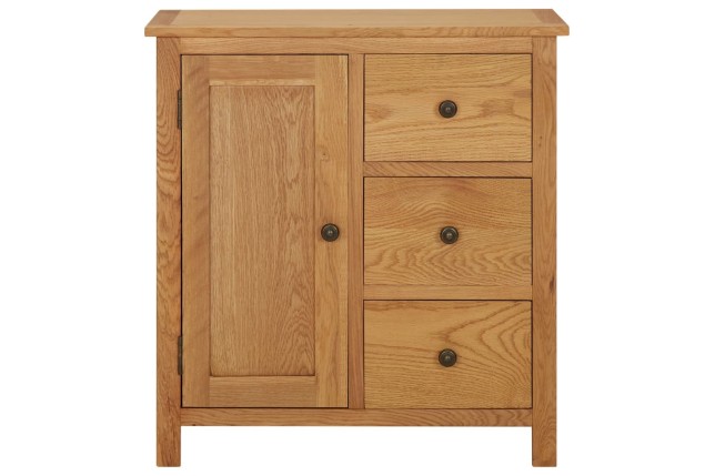 Armoire 70x35x75 cm Bois de chêne massif
