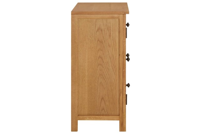 Armoire 70x35x75 cm Bois de chêne massif