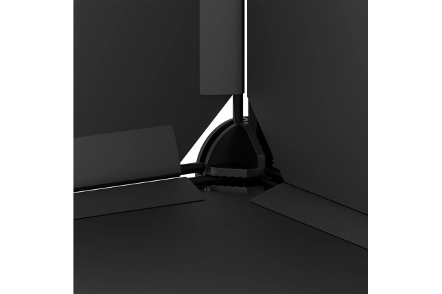 Étagère à chaussures Noir 94x37x125 cm PP
