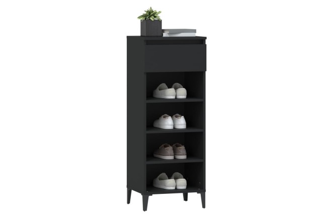 Étagère à chaussures Noir 40x36x105 cm 