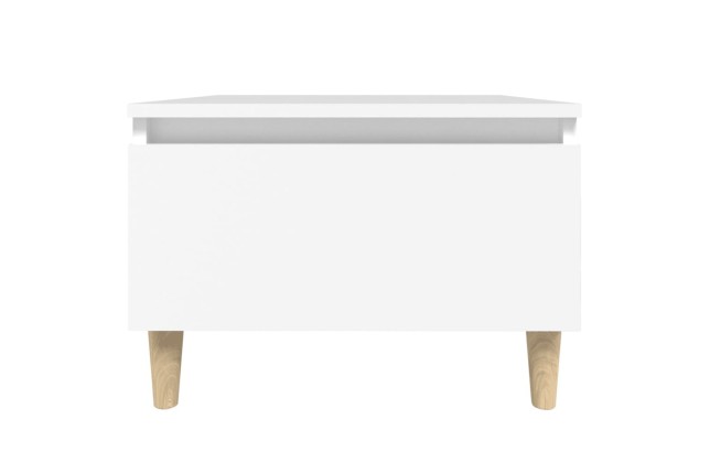 Table d'appoint Blanc 50x46x35 cm 