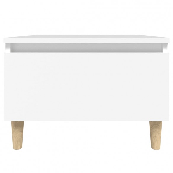 Table d'appoint Blanc 50x46x35 cm 