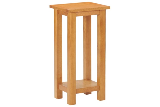 Table d'appoint 27x24x55 cm Bois de chêne massif