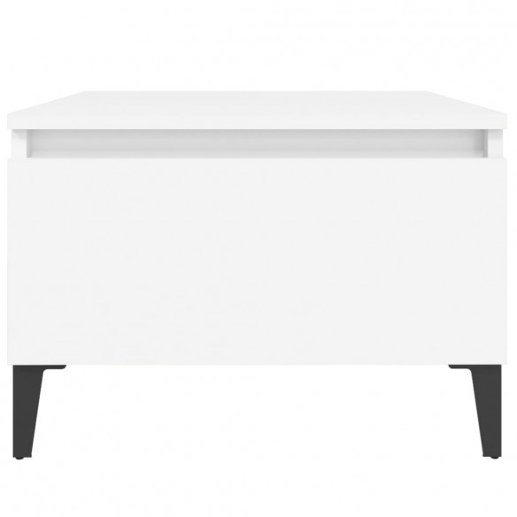 Table d'appoint Blanc 50x46x35 cm 