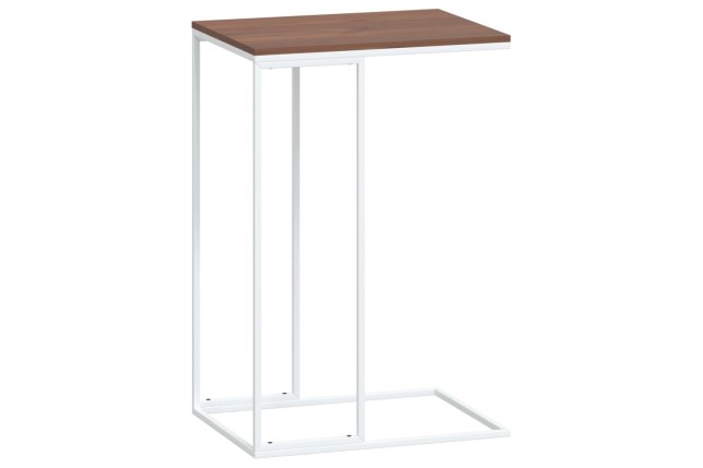 Table d'appoint Blanc 40x30x59 cm 