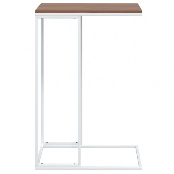 Table d'appoint Blanc 40x30x59 cm 