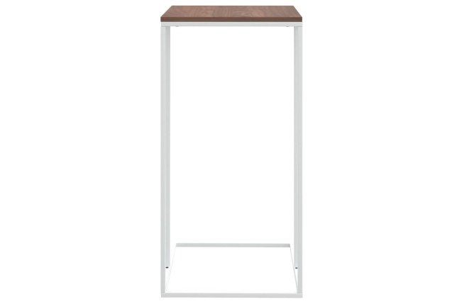 Table d'appoint Blanc 40x30x59 cm 