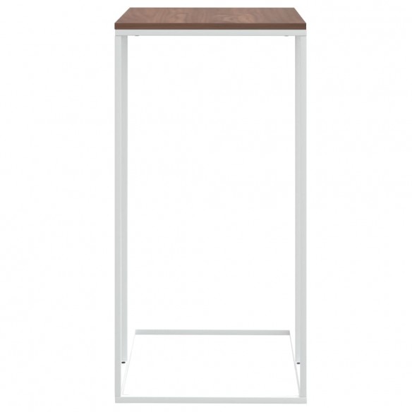 Table d'appoint Blanc 40x30x59 cm 