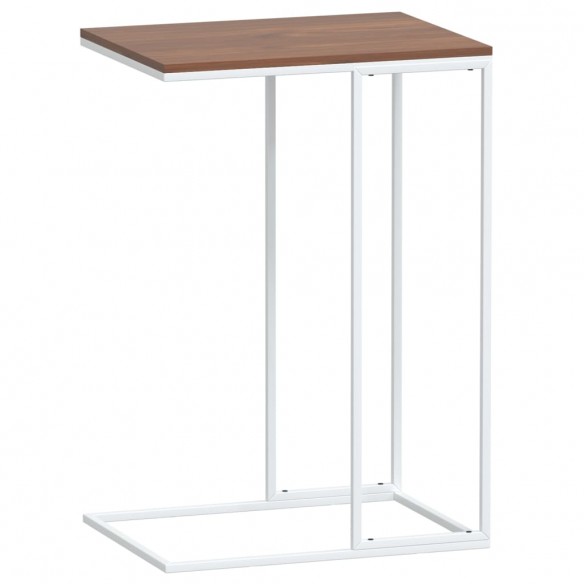 Table d'appoint Blanc 40x30x59 cm 