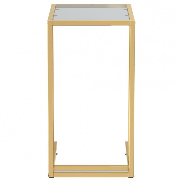 Table d'appoint pour ordinateur Noir 50x35x65 cm Verre trempé
