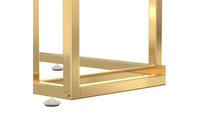 Table d'appoint pour ordinateur Noir 50x35x65 cm Verre trempé