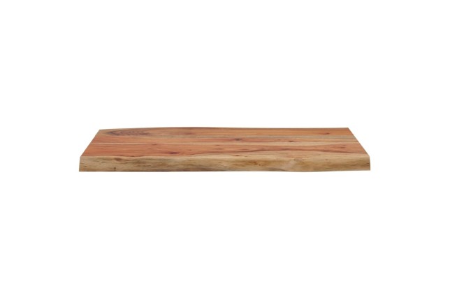 Table d'appoint 70x40x2,5cm bois massif acacia bordure assortie