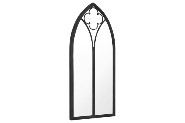 Miroir Noir 100x45 cm Fer pour utilisation à l'intérieur