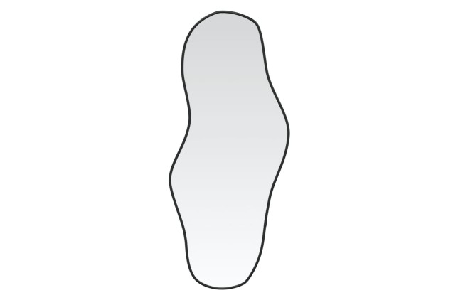 Miroir mural Noir 60x25 cm