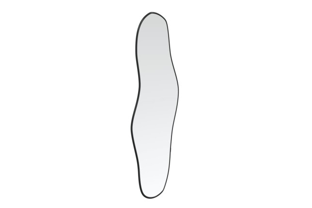 Miroir mural Noir 60x25 cm