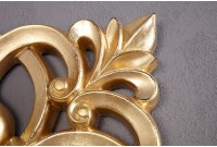 Miroir mural style baroque teinté doré